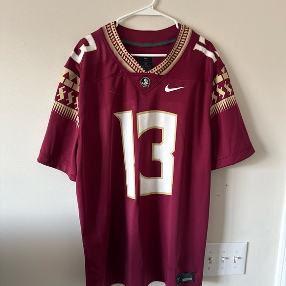 Nike Maroon and Gold Men's Jersey